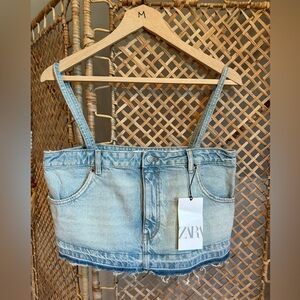 NWT Jean top Zara
